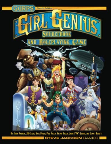 Kaja Foglio, Phil Foglio, Victor Foglio, Jason Andrew, JN Childs, Jason "PK" Levine, Jimmy Reckitt: Girl Genius Sourcebook and Roleplaying Game (Paperback, Steve Jackson Games Incorporated)