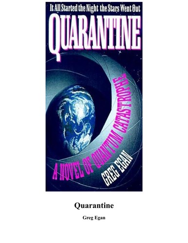 Greg Egan: Quarantine (Hardcover, 1992, Legend Books)