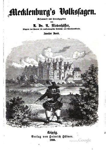 Albert Niederhöffer: Mecklenburg’s Volkssagen. Zweiter Band (1859, Heinrich Hübner)