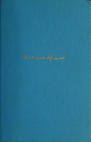Bertrand Russell: Human Society in Ethics and Politics (1955, Simon and Schuster)