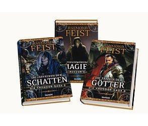Raymond E. Feist: Die Krondor-Saga 1-3: Die Verschwörung der Magier / Im Labyrinth der Schatten / Die Tränen der Götter (German language)