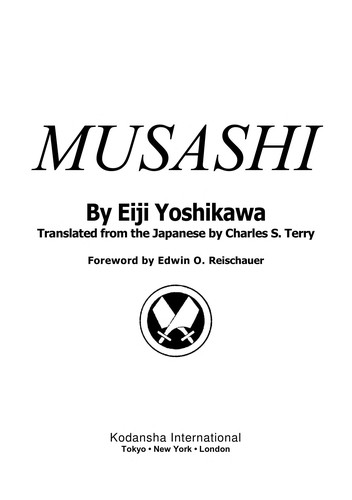 Eiji Yoshikawa: Musashi (Kodansha Internat.,Japan.)