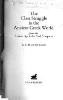 De Ste. Croix, G. E. M.: The class struggle in the ancient Greek world (1981, Duckworth)