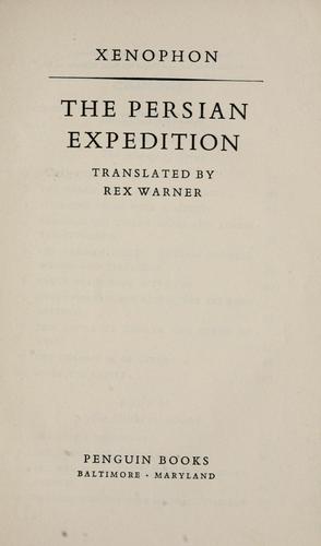 Xenophon: The Persian expedition (1949, Penguin Books)