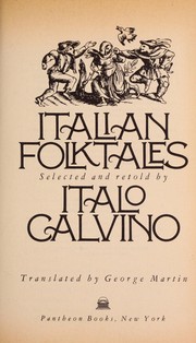 Italo Calvino: Italian folktales (1980, Pantheon)