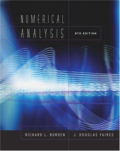 Richard L. Burden: Numerical Analysis (Hardcover, Thomson Brooks/Cole)