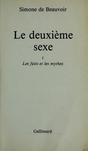 Simone de Beauvoir: Le deuxième sexe (French language, 1986)