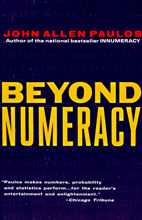 John Allen Paulos: Beyond numeracy (Paperback, 1992, Vintage)