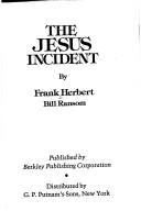 Frank Herbert: The Jesus incident (1979, Berkley Pub. Co. : distributed by Putnam, Ace Books)