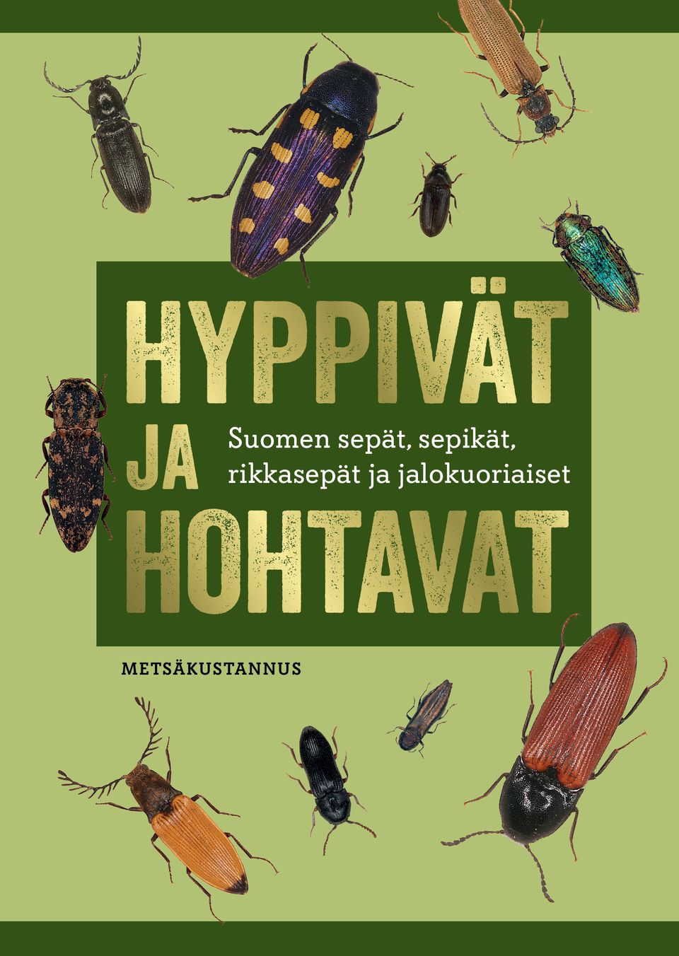 Kari Heliövaara, Ilpo Mannerkoski, Jyrki Muona, Juha Siitonen, Hans Silfverberg: Hyppivät ja hohtavat (Hardcover, Finnish language, 2021, Metsäkustannus)