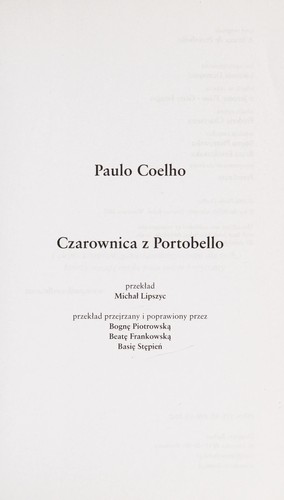 Paulo Coelho: Czarownica z Portobello (Polish language, 2007, Drzewo Babel)