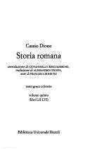 Cassius Dio Cocceianus: Storia romana (Italian language, 1997, Biblioteca universale Rizzoli)