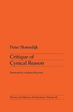 Peter Slotjerdijk: Critique of Cynical Reason (Hardcover, english language, 1983)