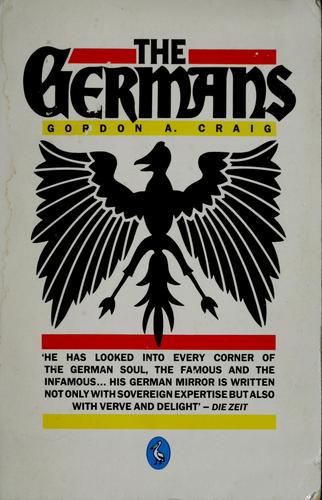 Gordon Alexander Craig: The Germans (1985, Penguin)
