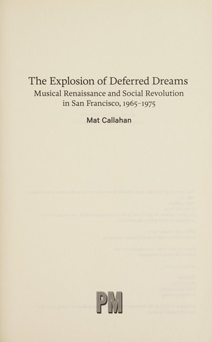 Mathew Callahan: The explosion of deferred dreams (2017)