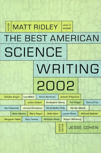 Matt Ridley: The Best American Science Writing 2002 (Paperback, 2002, Harper Perennial)