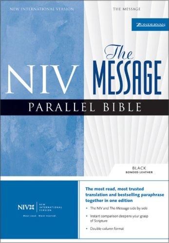 Bible: NIV/The Message Parallel Bible (New International Version) (Hardcover, Zondervan)