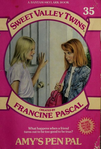 Francine Pascal: AMY'S PEN PAL (Paperback, Sweet Valley)