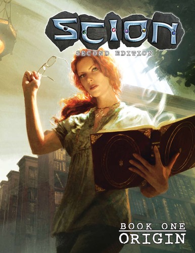 Kieron Gillen, Danielle Lauzon, Meghan Fitzgerald, Matthew Heron, Neall Raemonn Price, Charlie Raspin, Lauren M. Roy, Malcolm Sheppard, Monica Speca, Chris Spivey, Geoffrey McVey, Vera Vartanian, Tara Zuber, Dixie Cochran: Scion Book One: Origin (2018, Onyx Path Publishing)