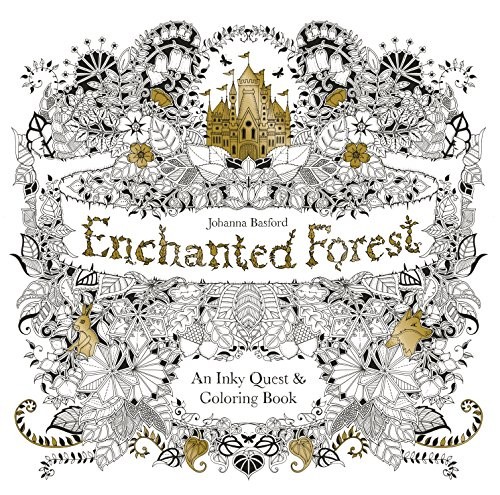 Johanna Basford: Enchanted Forest: An Inky Quest & Coloring Book (Laurence King Publishing)