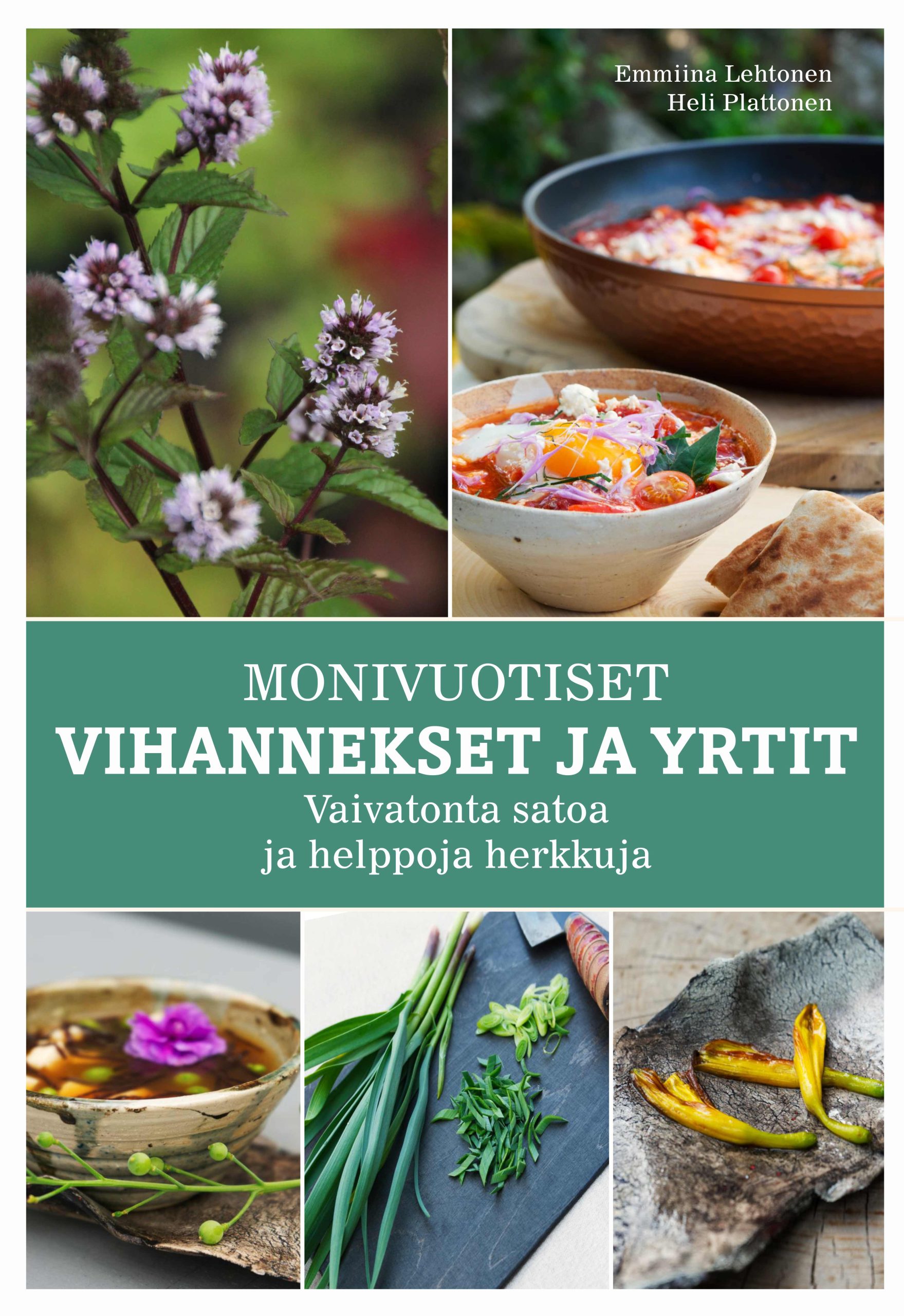 Heli Plattonen, Emmiina Lehtonen: Monivuotiset vihannekset ja yrtit (Hardcover, Finnish language, 2025, Readme.fi)