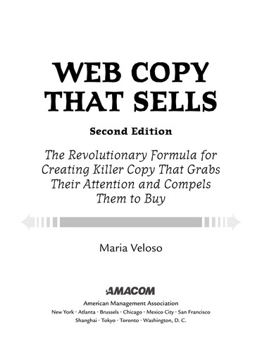 Maria Veloso: Web Copy That Sells (EBook, 2009, AMACOM Books)