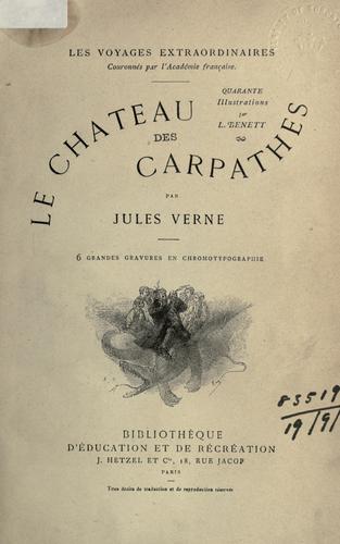 Jules Verne: Le chateau des Carpathes. (1900, Hetzel)