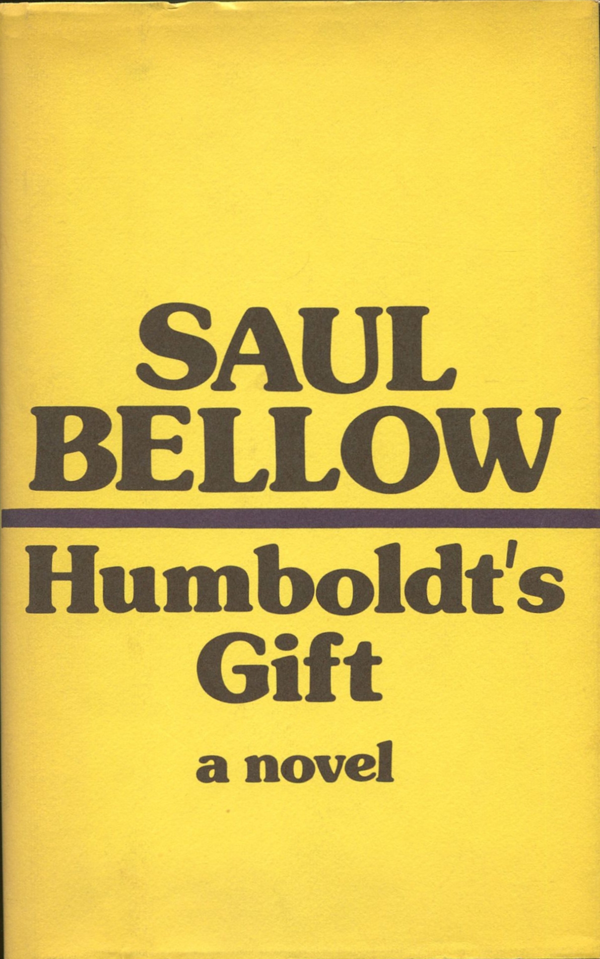 Saul Bellow: Humboldt's Gift (Hardcover, 1975, Viking Press)