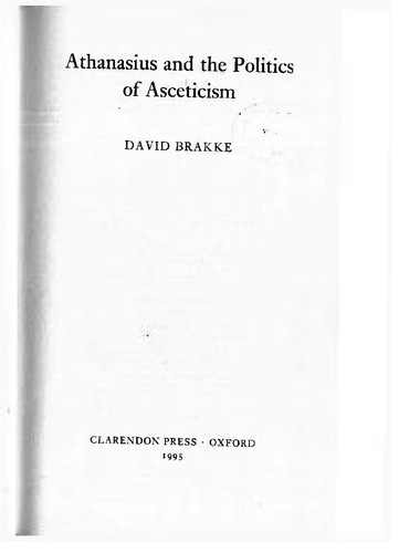 David Brakke: Athanasius and the politics of asceticism (1995, Clarendon Press, Oxford University Press)