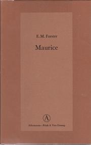 E. M. Forster: Maurice (Dutch language, 1978, Athenaeum-Polak & Van Gennep)