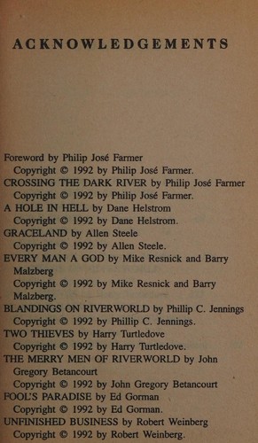 Philip José Farmer: Tales of Riverworld (1992, Grand Central Publishing)