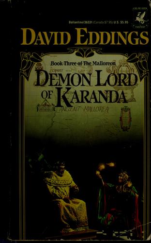 David Eddings: Demon lord of Karanda (1989, Ballantine Books)