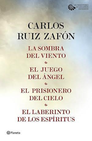 Carlos Ruiz Zafón: Tetralogía El Cementerio de los Libros Olvidados (pack) (Spanish language)
