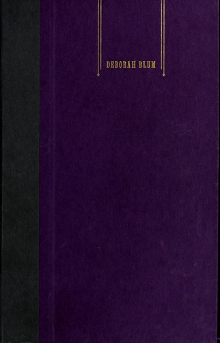 Deborah Blum: The poisoner's handbook (2010, Penguin Press)