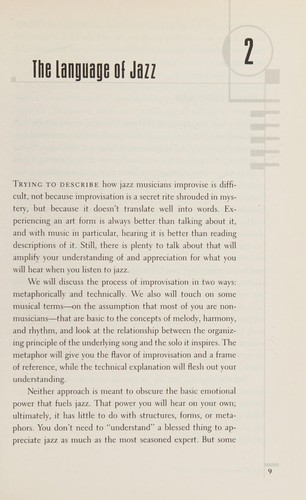 Jonny King: What jazz is (1998, Penguin)