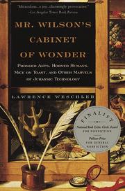 Lawrence Weschler: Mr. Wilson's Cabinet Of Wonder (1996, Vintage)