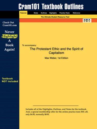 Max Weber: The Protestant Ethic and the Spirit of Capitalism (Paperback, 2006, AIPI)