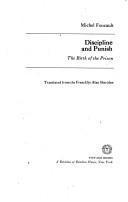 Michel Foucault: Discipline and punish (1979)