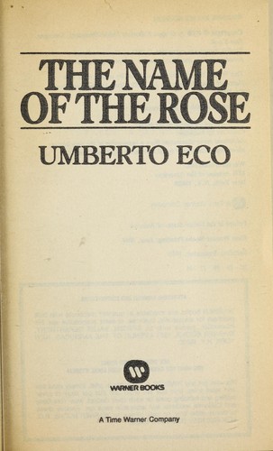 Umberto Eco: The name of the rose (1984)