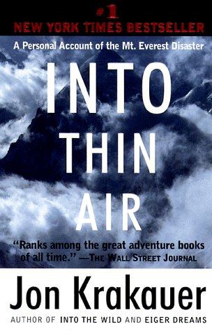 Jon Krakauer: Into thin air (1998, Anchor Books/Doubleday)