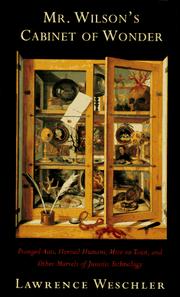 Lawrence Weschler: Mr. Wilson's cabinet of wonder (1995, Pantheon Books)