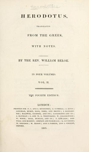 Herodotus: Herodotus. (1821, F.C. and J. Rivington)