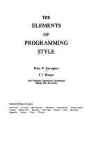 Brian W. Kernighan: The elements of programming style (1974, McGraw-Hill)