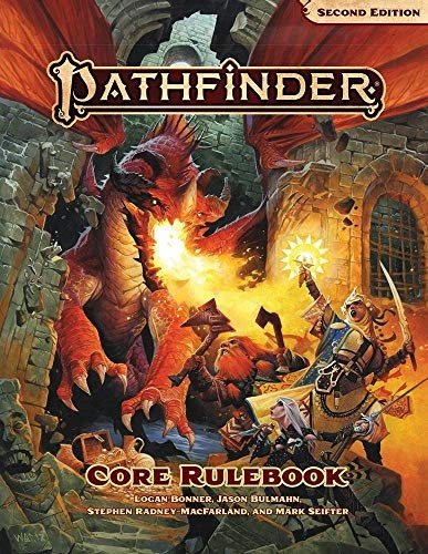 Jason Bulmahn, Logan Bonner, Stephen Radney-MacFarland, Mark Seifter: Pathfinder Core Rulebook (Hardcover, 2019, Pathfinder Roleplaying Game, Paizo Inc.)