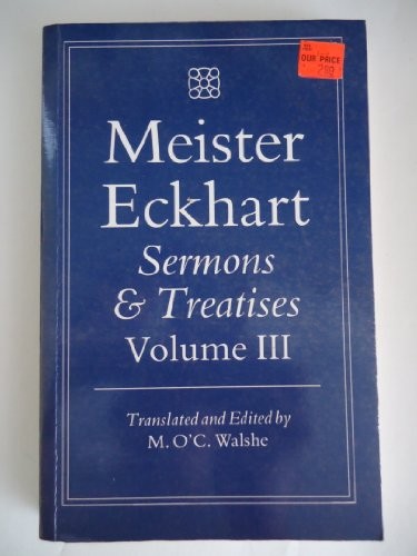 M. Walshe, Meister Eckhart: Meister Eckhart (Paperback, 1992, Element Books)