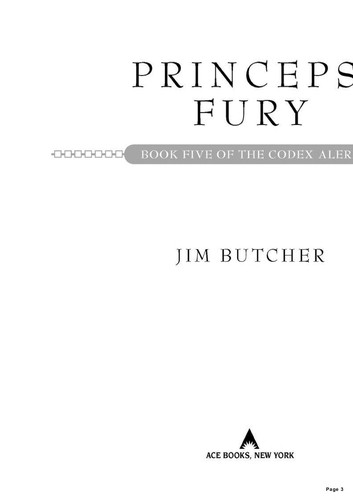Jim Butcher: Princeps' fury (AudiobookFormat, 2008, Penguin Audio, Distributed by Recorded Books)