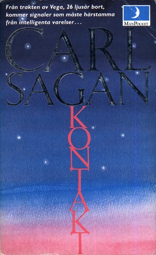 Carl Sagan: Kontakt (Swedish language, 1988, Månpocket)