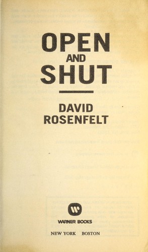David Rosenfelt: Open and shut (2003, Warner Books)