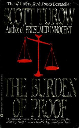 Scott Turow: The burden of proof (1991, Warner Books)