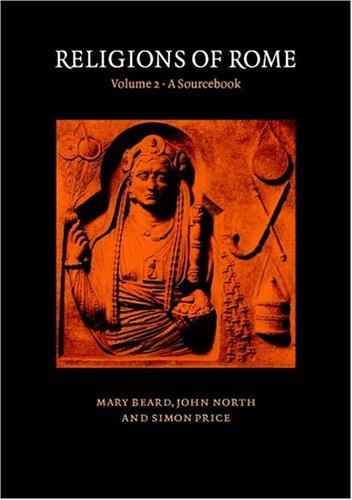 Mary Beard: Religions of Rome (1998, Cambridge University Press)